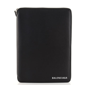 Balenciaga Everyday Zip Around Document Organizer Leather