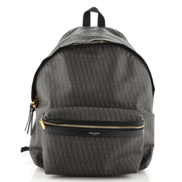 Saint Laurent City Backpack Monogram Canvas Medium