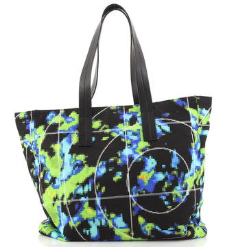 Prada Shopping Tote Printed Tessuto Tall