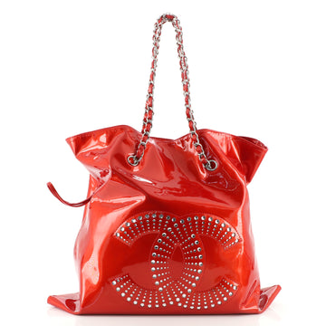 Chanel Bon Bon Tote Strass Embellished Patent Large