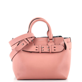 Burberry Belt Tote Leather Small