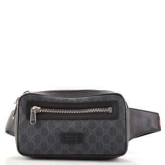 Gucci Soft Zip Belt Bag GG Coated Canvas Small