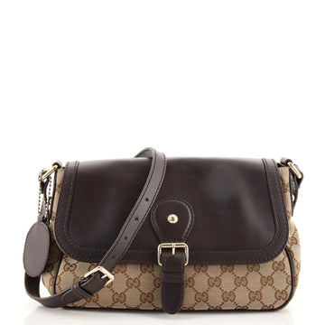 Gucci Sukey Shoulder Bag GG Canvas with Leather