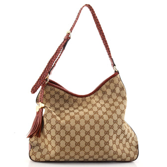 Gucci Marrakech Hobo GG Canvas Medium