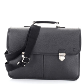 Louis Vuitton Anton Briefcase Taiga Leather
