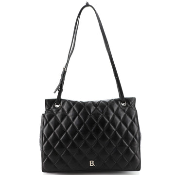Balenciaga Touch B. Shoulder Bag Quilted Leather Large