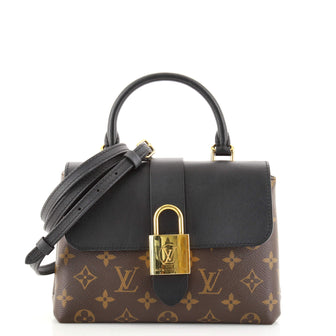 Louis Vuitton Locky Handbag Monogram Canvas with Leather BB