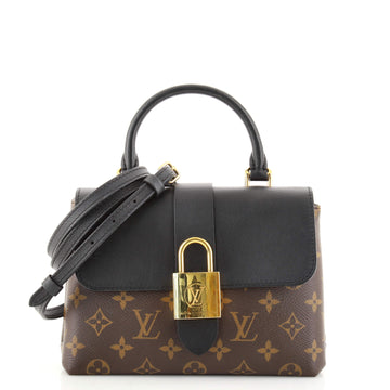 Louis Vuitton Locky Handbag Monogram Canvas with Leather BB