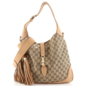 Gucci New Jackie Bag GG Canvas Medium