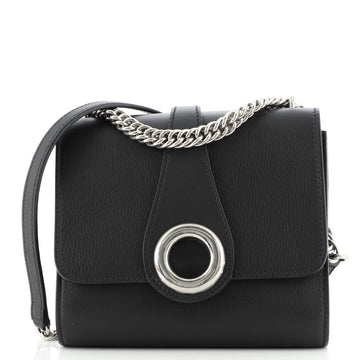 Burberry Grommet Chain Crossbody Bag Leather Small