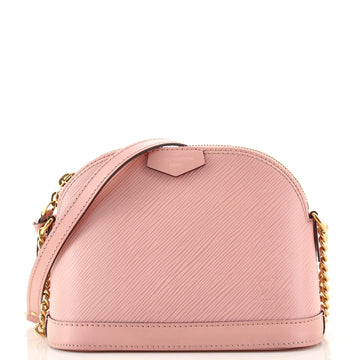 Louis Vuitton Alma Chain Handbag Epi Leather Mini