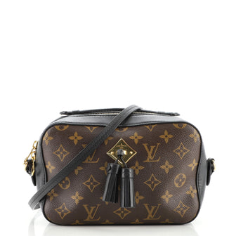 Louis Vuitton Saintonge Handbag Monogram Canvas with Leather