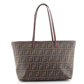 Fendi Roll Tote Zucca Coated Canvas Medium