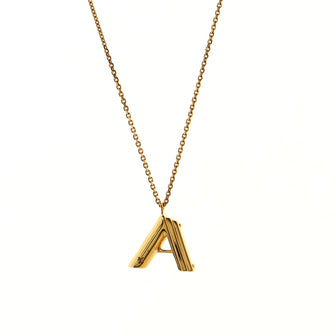Louis Vuitton LV & Me Pendant Necklace Metal Gold 1297521