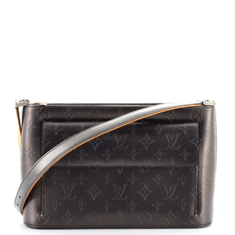 Louis Vuitton Allston Monogram Vernis Mat Shoulder Bag