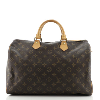 Louis Vuitton Speedy Handbag Monogram Canvas 35