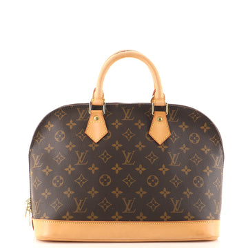 Louis Vuitton Vintage Alma Handbag Monogram Canvas PM