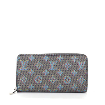 Louis Vuitton Zippy Wallet Damier Monogram LV Pop Canvas