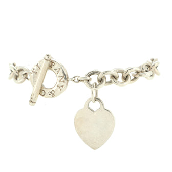 Tiffany & Co. Return To Tiffany Heart Tag Toggle Bracelet Sterling Silver Medium