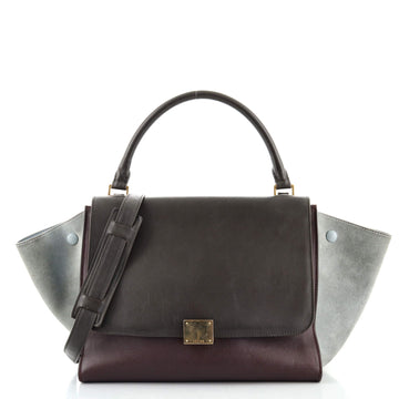Celine Tricolor Trapeze Bag Leather Medium