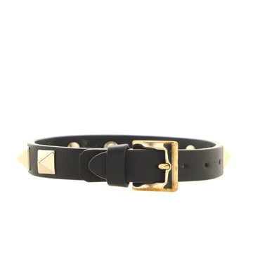 Valentino Rockstud Bracelet Leather Thin