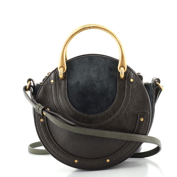 Chloe Pixie Crossbody Bag Leather and Suede Small