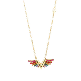 Louis Vuitton Essential V California Dreaming Necklace Metal with Crystals