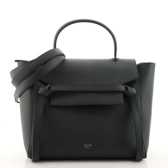 Celine Belt Bag Textured Leather Micro