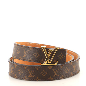 Louis Vuitton LV Initiales Belt Monogram Canvas Thin