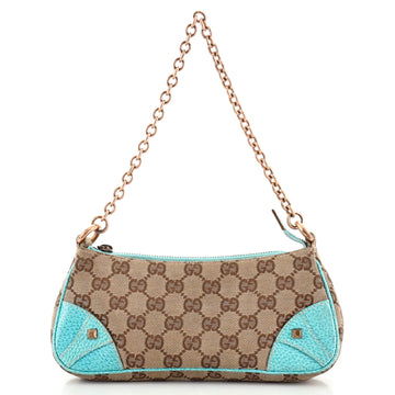 Gucci Nail Chain Pochette GG Canvas