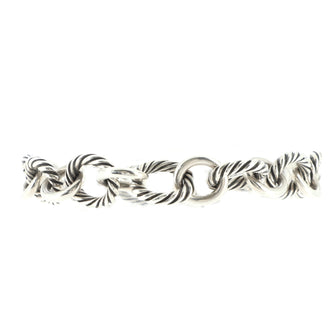 David Yurman Oval Link Bracelet Sterling Silver Large