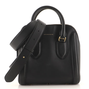 Alexander McQueen Heroine Convertible Bowling Bag Leather Medium