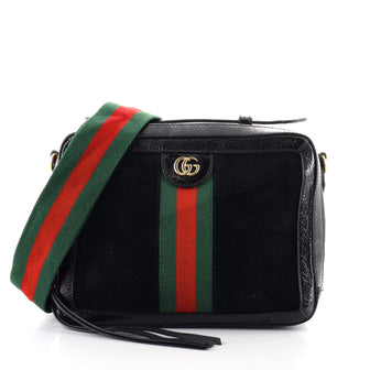 Gucci Ophidia Handle Shoulder Bag Suede Small