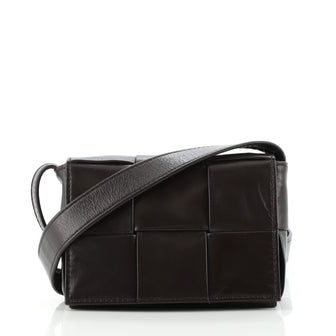 Bottega Veneta Cassette Crossbody Bag Maxi Intrecciato Leather Extra Mini