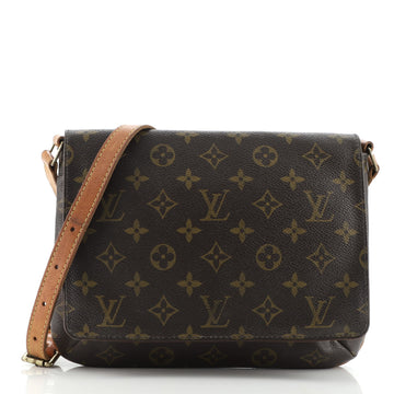 Louis Vuitton Musette Tango Handbag Monogram Canvas