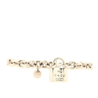 Tiffany & Co. 1837 Lock Charm Bracelet Sterling Silver
