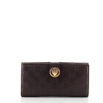 Gucci Hysteria Continental Wallet Guccissima Leather Long
