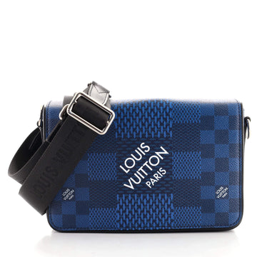 Louis Vuitton Studio Messenger Bag Limited Edition Damier Graphite 3D