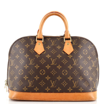 Louis Vuitton Alma Handbag Monogram Canvas MM
