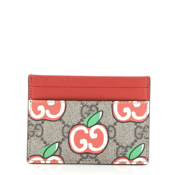 Gucci Card Holder Printed GG Coated Canvas
