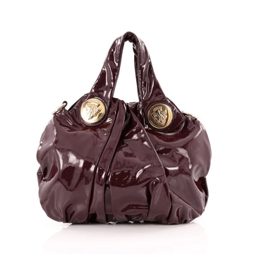 Gucci Hysteria Convertible Top Handle Bag Patent Small