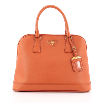 Prada Open Promenade Handbag Saffiano Leather Large