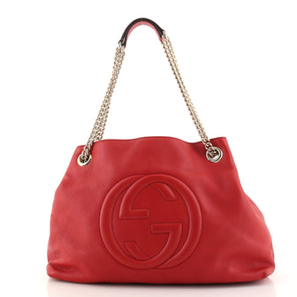 Gucci Soho Chain Strap Shoulder Bag Leather Medium