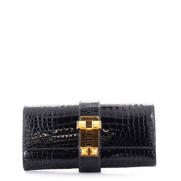 Hermes Medor Clutch Shiny Alligator 23