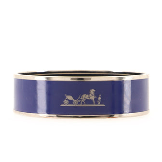 Hermes Caleche Bangle Bracelet Enamel Wide