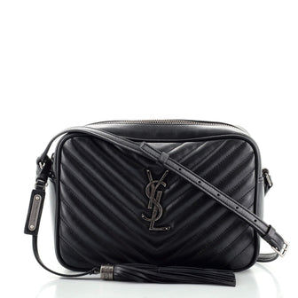 Saint Laurent Lou Camera Bag Matelasse Chevron Leather Small