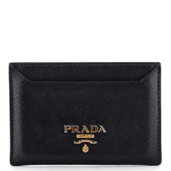 Prada Card Holder Saffiano Leather