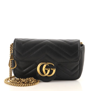 Gucci GG Marmont Flap Bag Matelasse Leather Super Mini