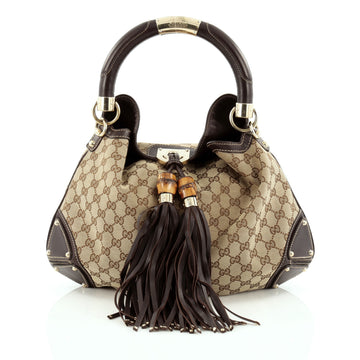 Gucci Indy Hobo GG Canvas Medium