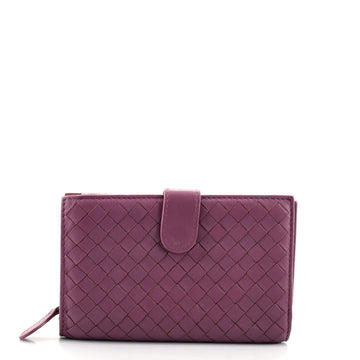 Bottega Veneta French Wallet Intrecciato Nappa Compact